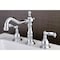 Kingston Brass KS1971FL 8" Widespread Bathroom Faucet, Polished Chrome KS1971FL - alternate 3